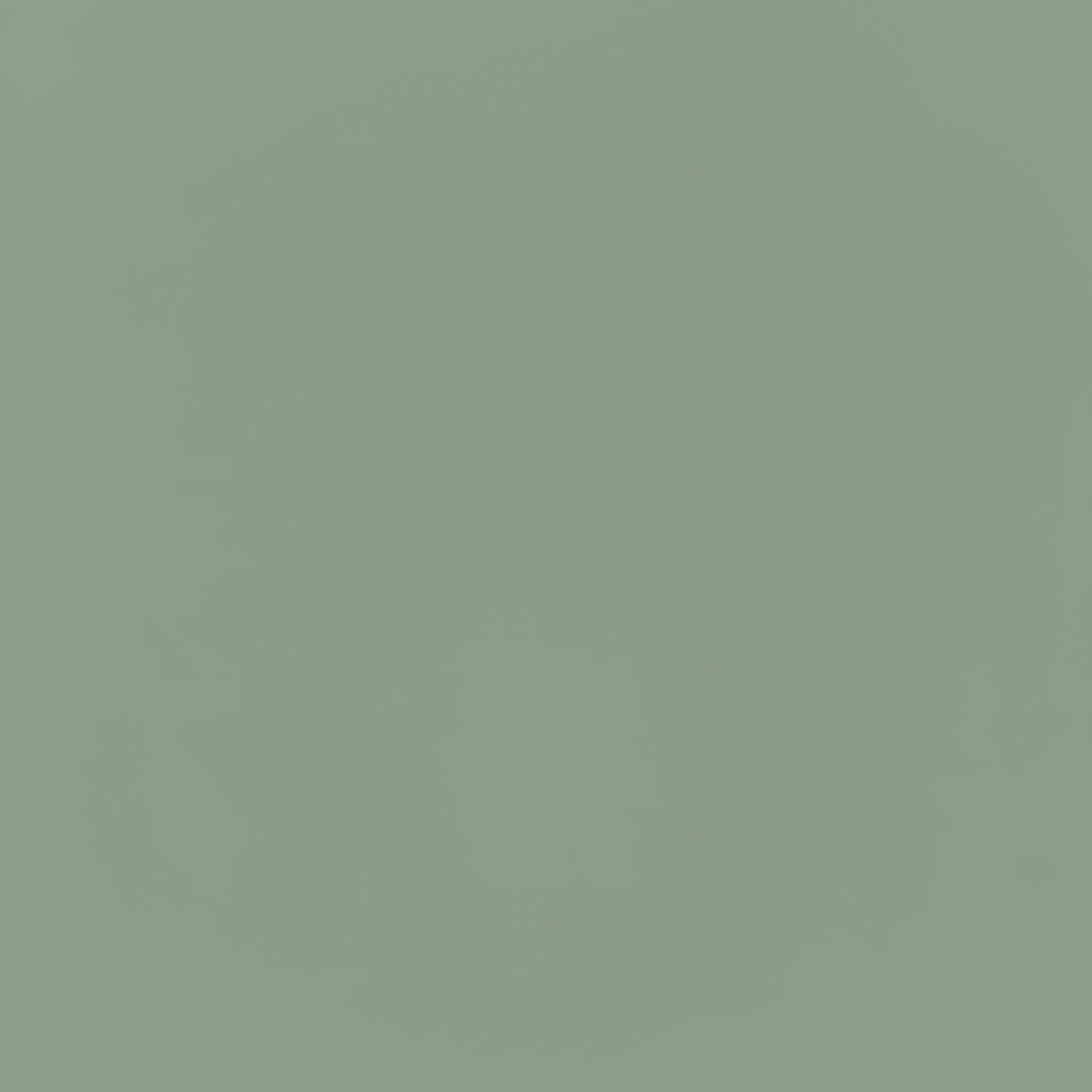 A solid square of muted sage green color.
